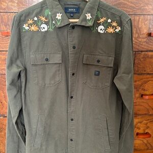 Olive Green Military Field Jacket